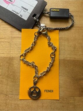 Fendi Sterling Charm Bracelet NWT & COA!